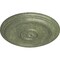 Ekena Millwork Traditional Ceiling Medallion (Fits Canopies up to 2 3/4"), 12"OD x 1"P, Athenian Green Crackle CM12TRAGC - alternate 2
